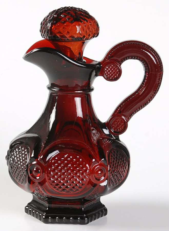 Cape Cod Ruby Cruet & Stopper by Avon-1