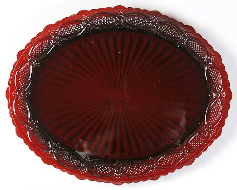 Cape Cod Ruby 13" and Over, Platter by Avon-1
