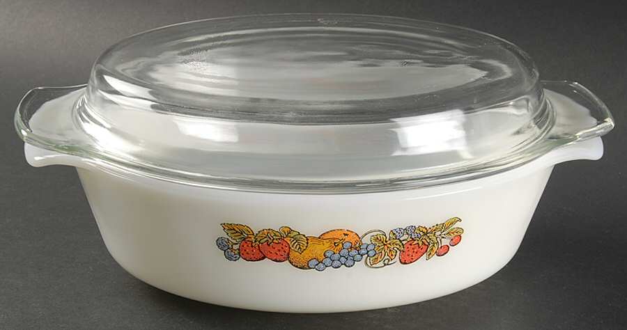 Nature's Bounty 1.5 Quart Oval Covered Casserole by Anchor Hocking-1