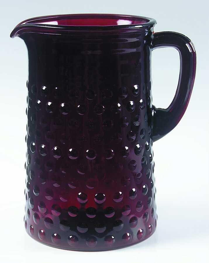 Hobnail Ruby 60 Oz Pitcher by Anchor Hocking-1