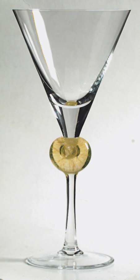 AA1 Yellow Wine Glass by American Atelier-1