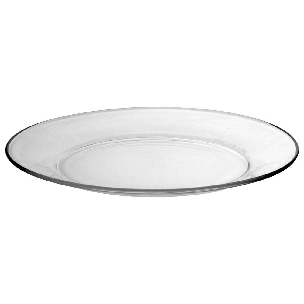 Classique Clear (Coupe) Luncheon Plate by Arcoroc-1