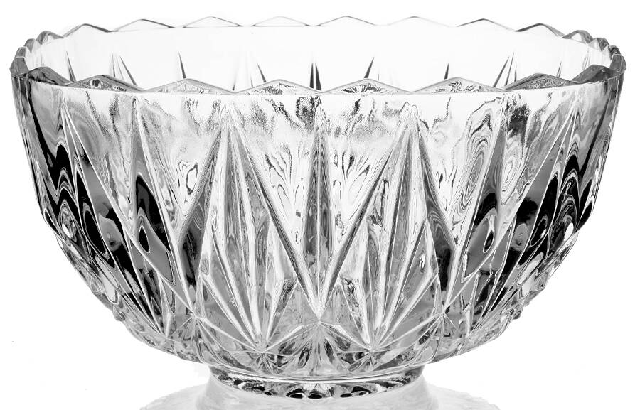 Williamsport Clear Punch Bowl by Hazel-Atlas-1