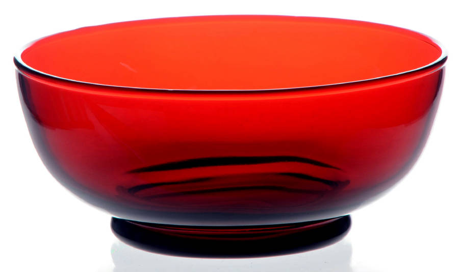 Baltic Royal Ruby 4" Footed Bowl by Anchor Hocking-1