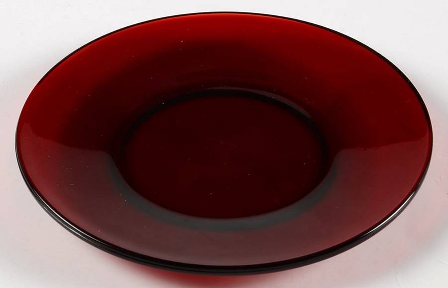 Baltic Royal Ruby Bread & Butter Plate by Anchor Hocking-1