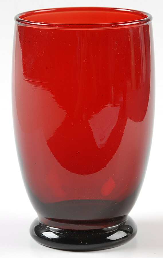Baltic Royal Ruby Water Goblet by Anchor Hocking-1