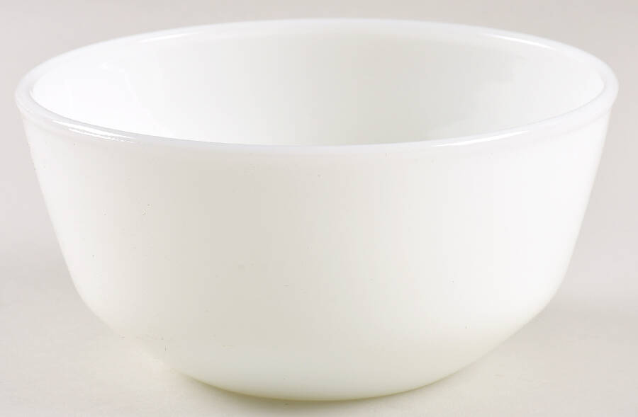 Anchorwhite (Milk White) 6" Colonial Mixing Bowl by Anchor Hocking-1
