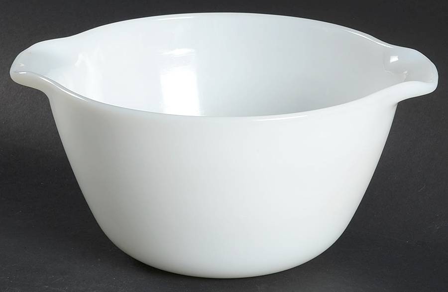 Anchorwhite (Milk White) 8" Mixing Bowl by Anchor Hocking-1