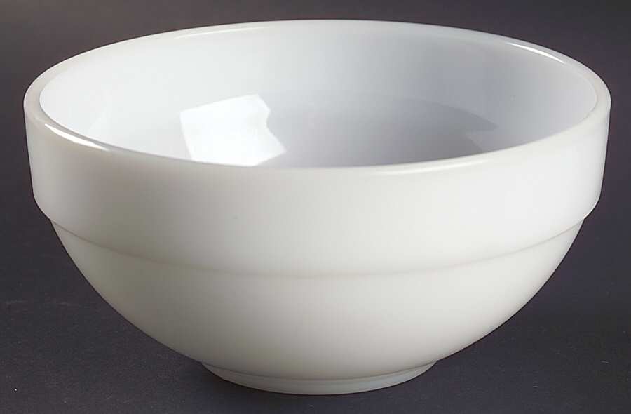 Anchorwhite (Milk White) 6" Mixing Bowl by Anchor Hocking-1