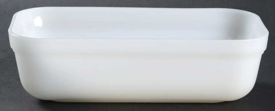 Anchorwhite (Milk White) Large Refrigerator Jar No Lid by Anchor Hocking-1