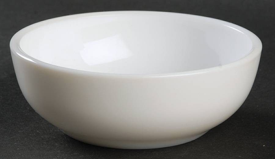 Anchorwhite (Milk White) Small Fruit Dessert Bowl by Anchor Hocking-1