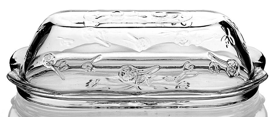 Savannah Clear 1/4 Pound Covered Butter by Anchor Hocking-1