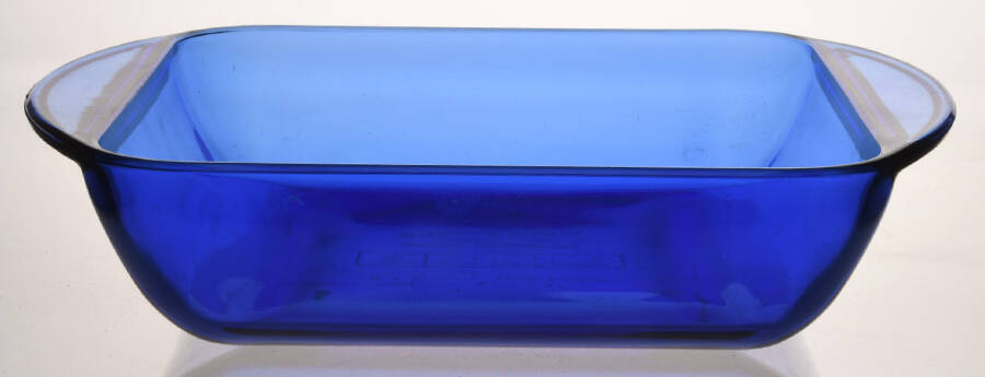 Presence Cobalt Blue 8" Square Bowl by Anchor Hocking-1