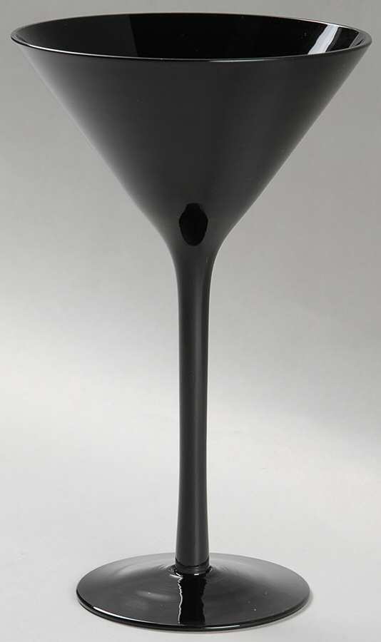 Midnight Black Martini Glass by Artland-1