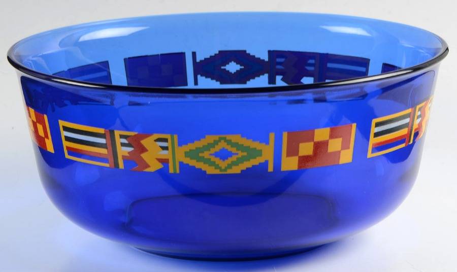 Kente 8" Round Bowl by Avon-1