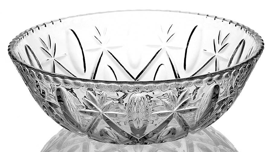 Cross&Olive Collection 11" Salad Bowl by Anchor Hocking-1
