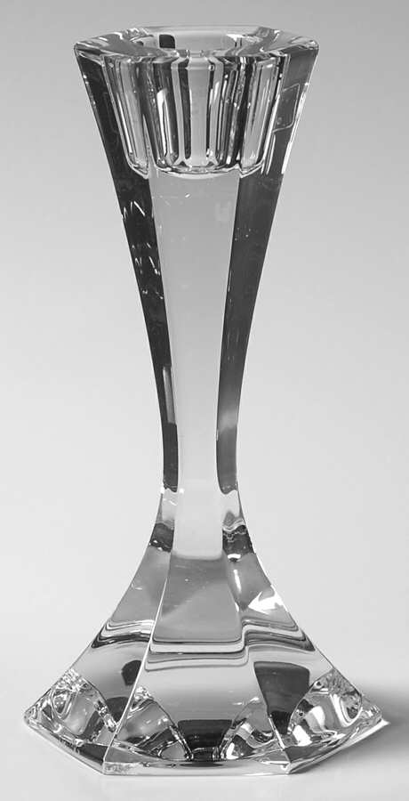 Sierra Clear 5" Single Light Candlestick by Atlantis-1