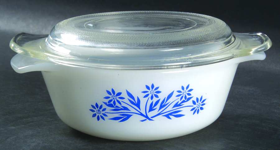 Cornflower Individual Casserole & Lid by Anchor Hocking-1
