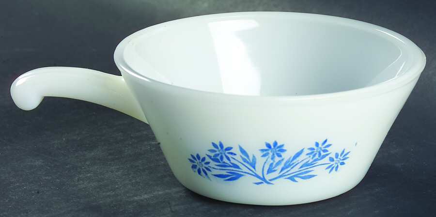 Cornflower 1 Handle 12 Oz French Casserole by Anchor Hocking-1