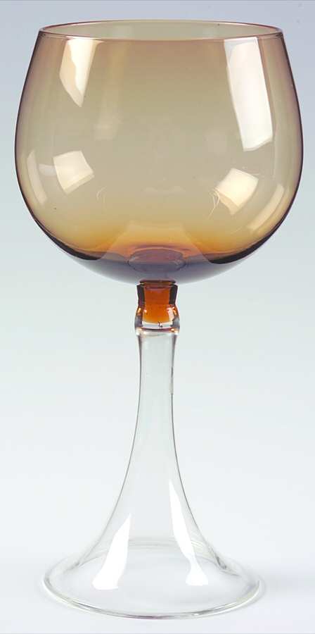 Trumpet Chocolate Water Goblet by Ambiance Crystal-1