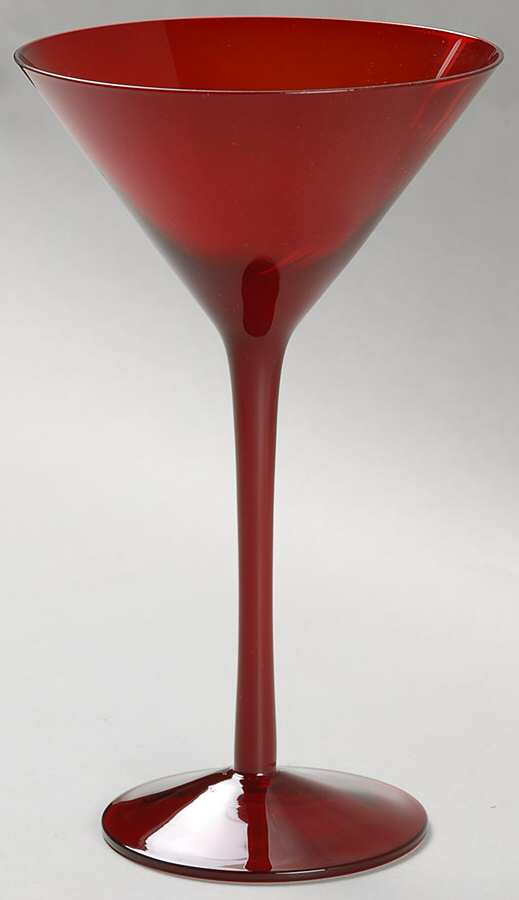 Midnight Rouge Martini Glass by Artland-1