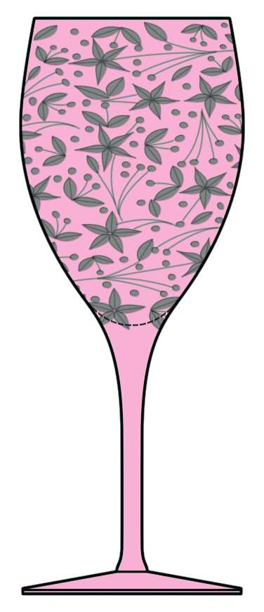 Narcissus Rose Water Goblet by Artel-1