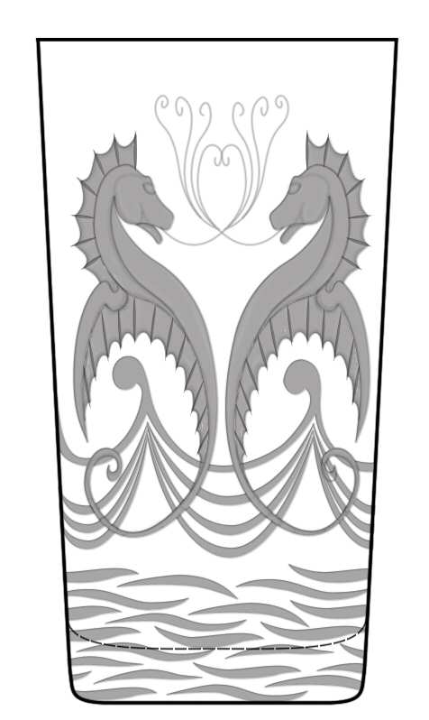 Poseidon Highball Glass by Artel-1