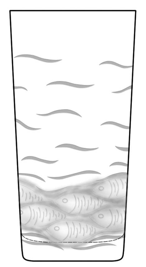 Sardinky Highball Glass by Artel-1