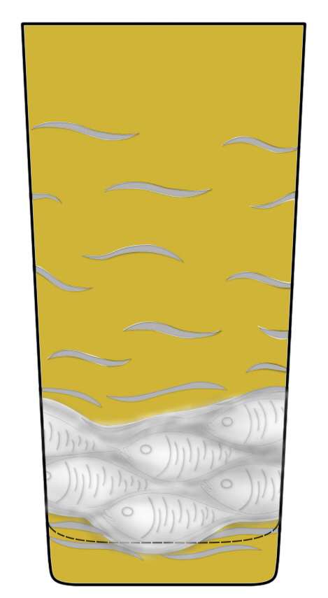 Sardinky Amber Highball Glass by Artel-1
