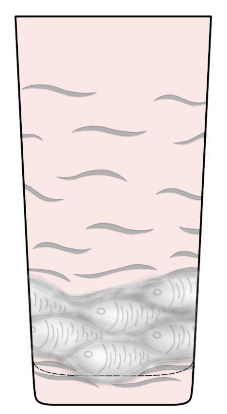 Sardinky Rose Highball Glass by Artel-1