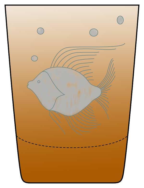 Sea Life Amber Old Fashioned by Artel-1