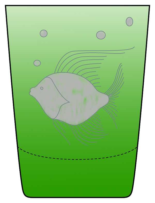 Sea Life Olive Green Old Fashioned by Artel-1