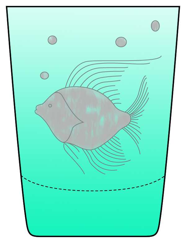 Sea Life Peacock (Teal) Old Fashioned by Artel-1