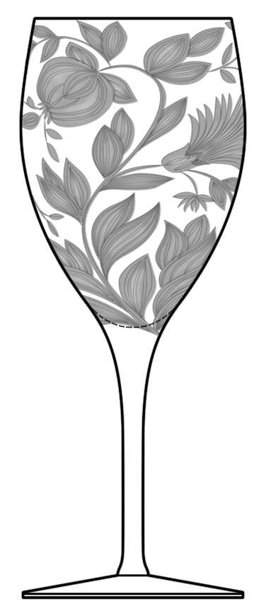 Verdure Water Goblet by Artel-1