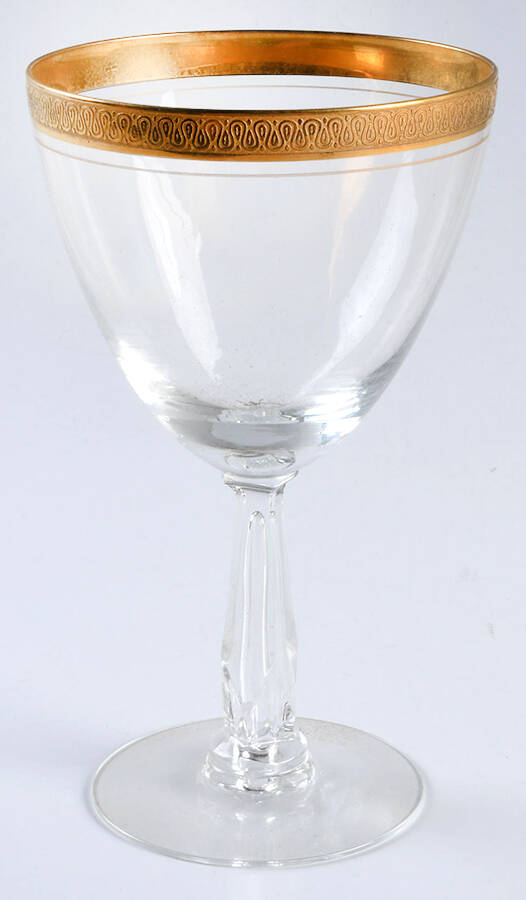 Finale (Gold) Water Goblet by American Manor-1