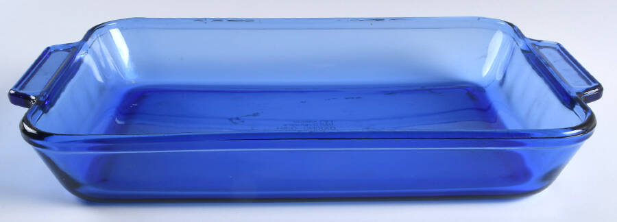 Essentials Cobalt Blue 13" Rectangular Baker by Anchor Hocking-1