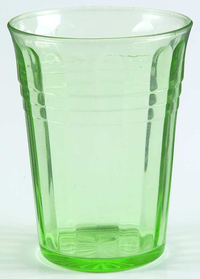 Moderntone Green 9 Oz Flat Tumbler by Hazel-Atlas-1
