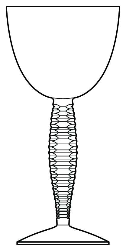 Eliane Water Goblet by Atlantis-1