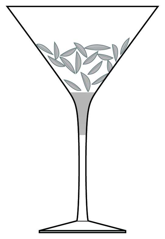 Storm Martini Glass by Atlantis-1