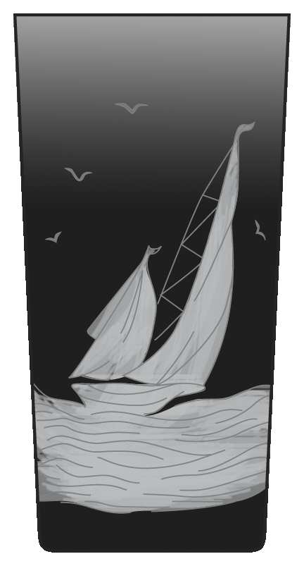 Golden Age of Yachting Black Highball by Artel-1