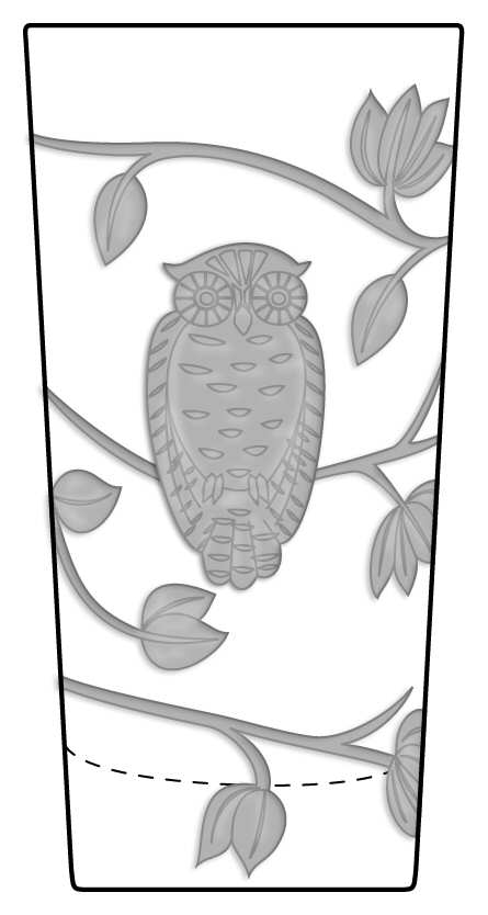 Night Owl Highball Glass by Artel-1