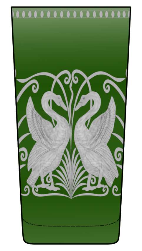 Swans British Racer Green Highball Glass by Artel-1