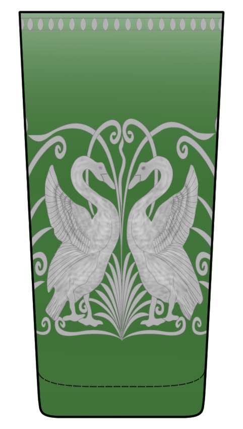 Swans Emerald Green Highball Glass by Artel-1