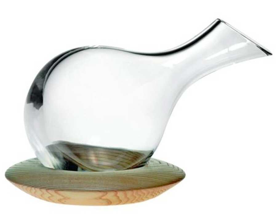 Delicanter Open Decanter & Wood Stand by Atlantis-1