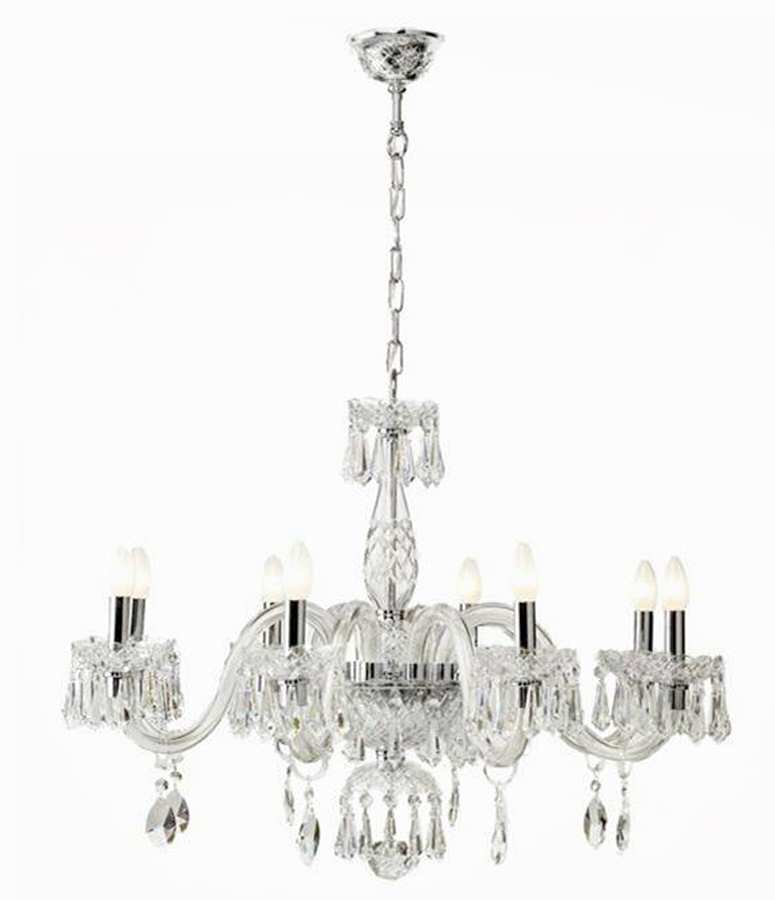 Diamond 8 Arm Chandelier by Atlantis-1