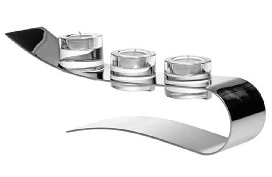 Extreme (4 Piece) Tea Light Set (3 Inserts & Metal Stand) by Atlantis-1
