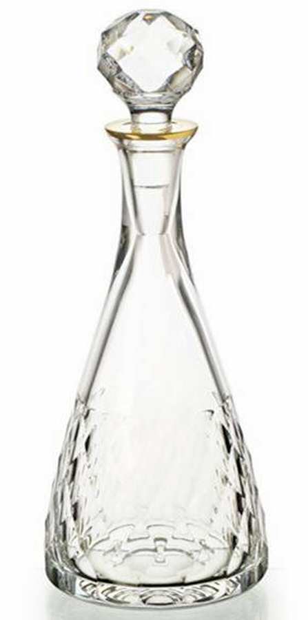 Palazzo Gold Wine Decanter & Stopper by Atlantis-1