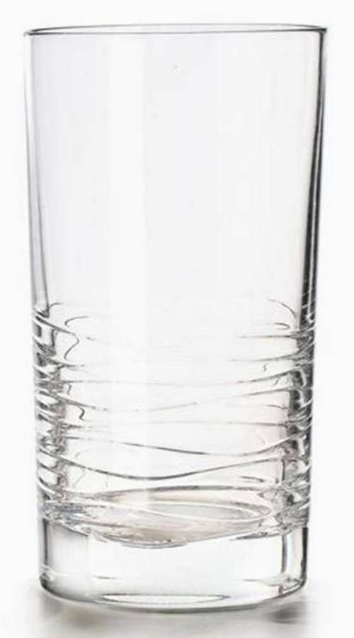 Waves Highball Glass by Atlantis-1