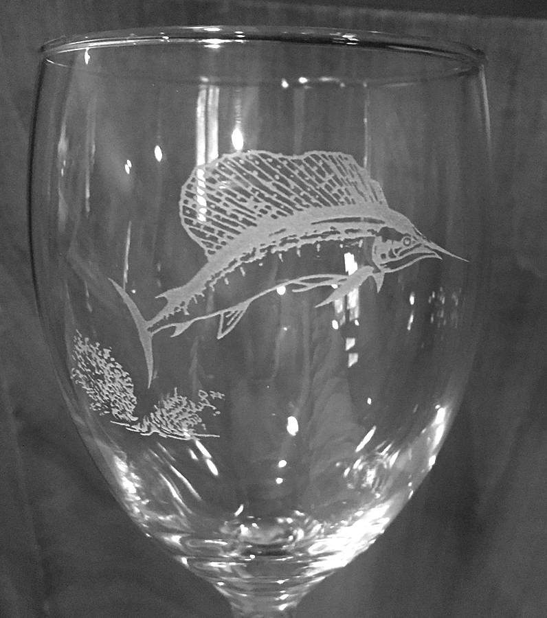 Offshore Fish Water Goblet by Anglers Expressions-1