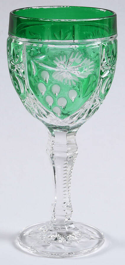 Asti Green Water Goblet by Anna Hutte-1